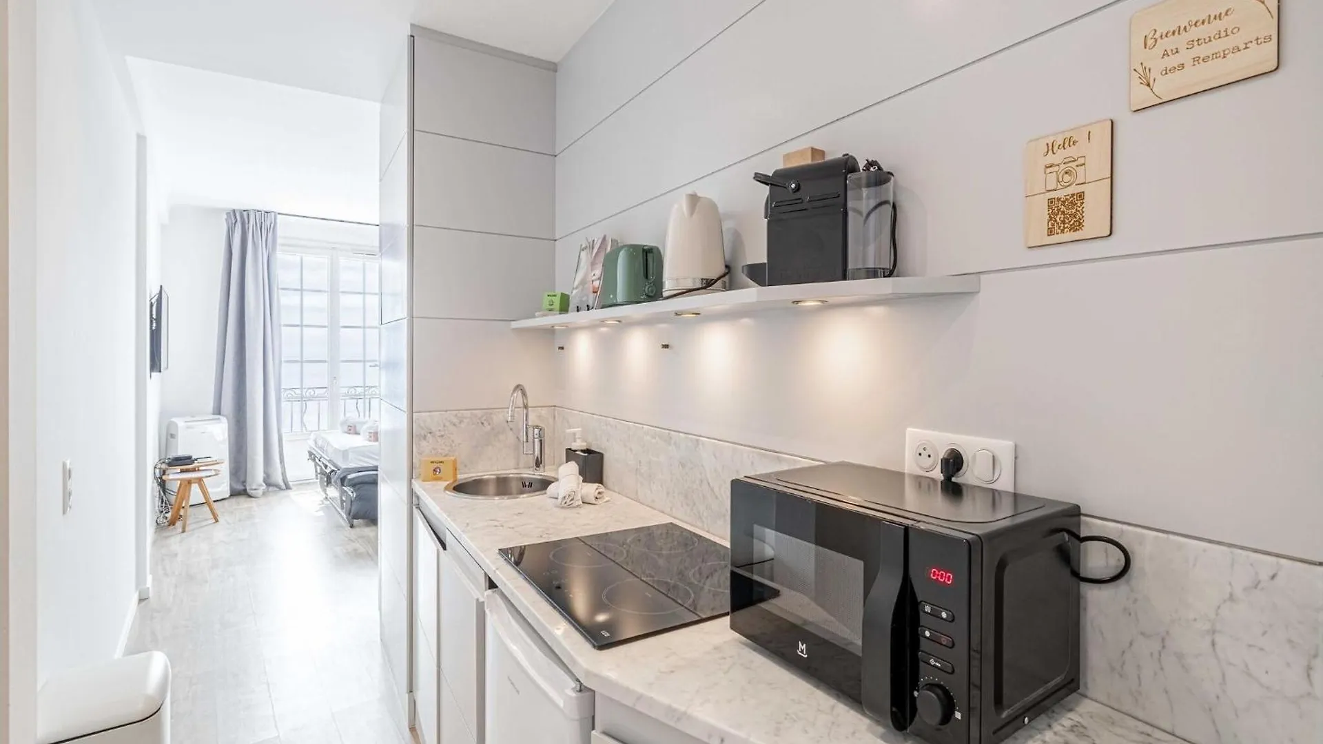 Charming Appt - 1Bd 4P- Sea View - Antibes Centre Apartment