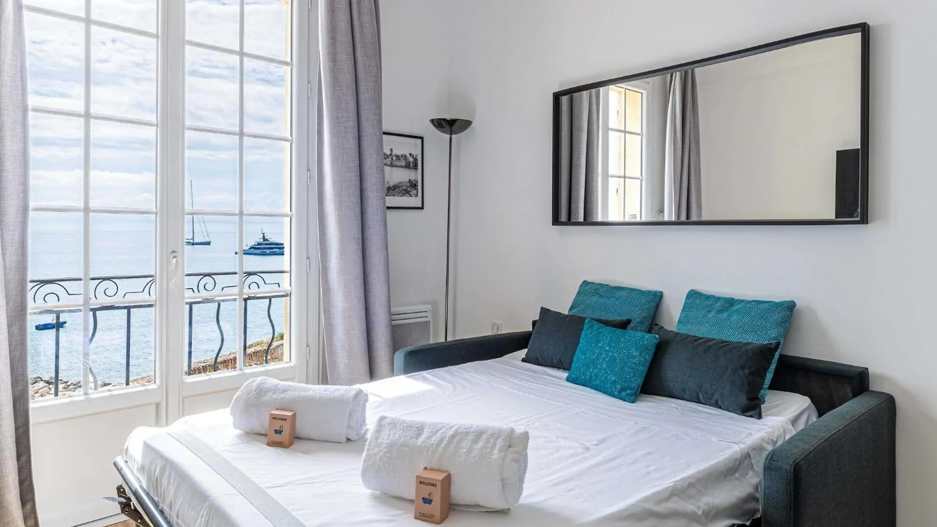 Charming Appt - 1Bd 4P- Sea View - Antibes Centre Apartment