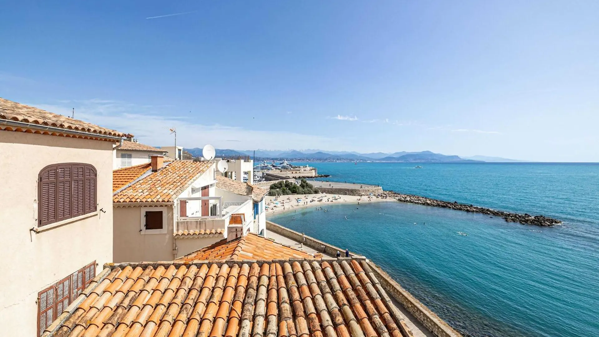דירות Charming Appt - 1Bd 4P- Sea View - Antibes Centre צרפת
